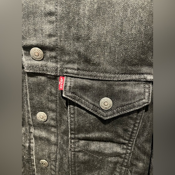 Levi’s Trucker/motorcycle Jacket with reflective signs - Picture 4 of 7